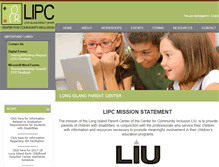 Tablet Screenshot of liparentcenterliu.org